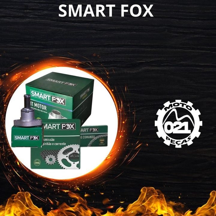 Kit Motor & Transmissão Smart Fox, peça de Motor para moto — 021 Moto Peças Vargem Pequena RJ